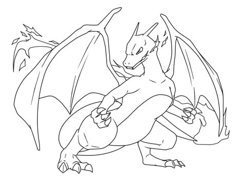 Charizard is Cool coloring page - Download, Print or Color Online for Free