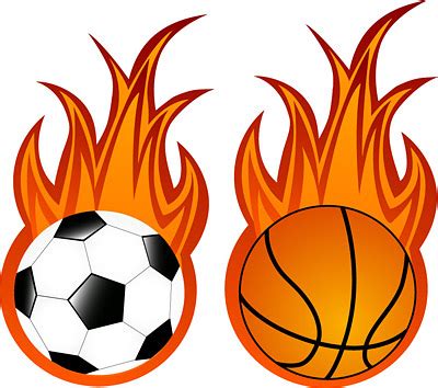 football with flames clipart 20 free Cliparts | Download images on ...