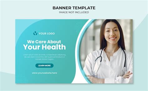 Premium Vector | Medical health banner template