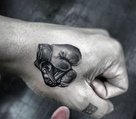 40 Boxing Tattoos For Men - A Gloved Punch Of Manly Ideas