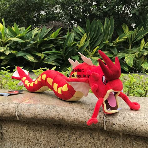 Red Shiny Gyarados Plush Dragon Garados Stuffed Toy Cartoon Soft Doll 23inch | eBay