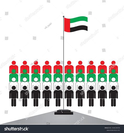 Uae National Day Celebration Uae Flag Stock Vector (Royalty Free ...