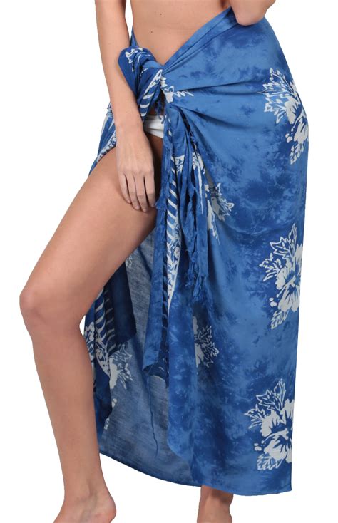 Ingear Print Sarong Beachwear Wrap Skirt Summer Pareo Handmade Swimsuit ...