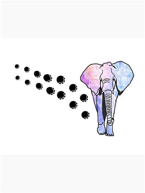 "Elephant Footprints" Poster by imphavok | Redbubble