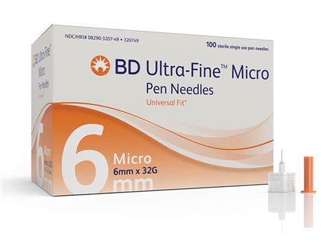 BD Pen Needles 6mm 32G (100 ct)