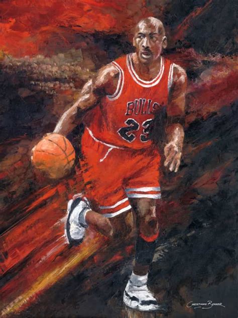 Michael Jordan Art Prints for sale | Artist Christiaan Bekker