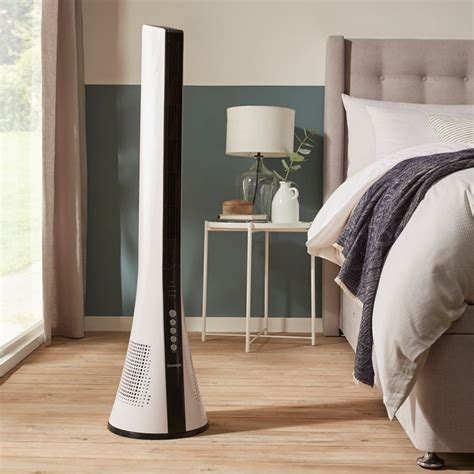 Silentnight Oscillating Bladeless Tower Fan – HomeVibe