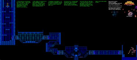 Super Metroid - Space Colony Map - SNES Super Nintendo