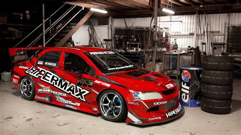 Mitsubishi Lancer Evolution In Garage HD Wallpaper | Mitsubishi lancer ...