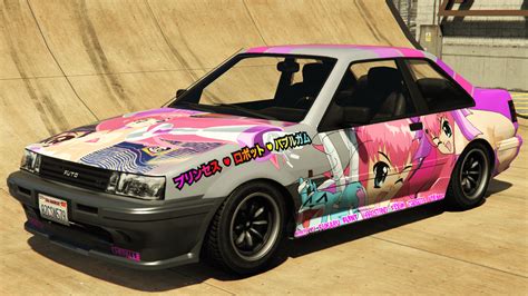 Gta 5 Cars With Anime Livery