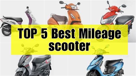 TOP 5 Best Mileage Scooter in 2020 - YouTube