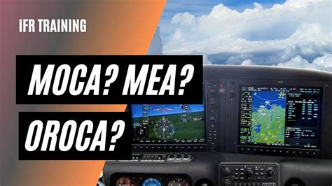 IFR Altitudes Explained | MEA MOCA & OROCA on Low Enroute Chart | Minimum Altitudes for Enroute ...