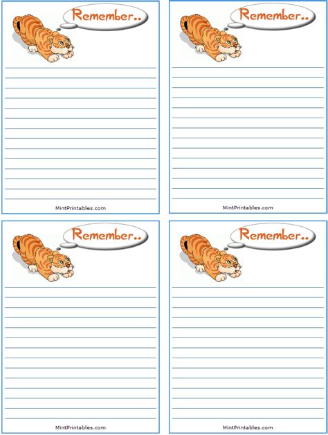 Free Printable Reminders | Free printables, Reminder, Reminder note