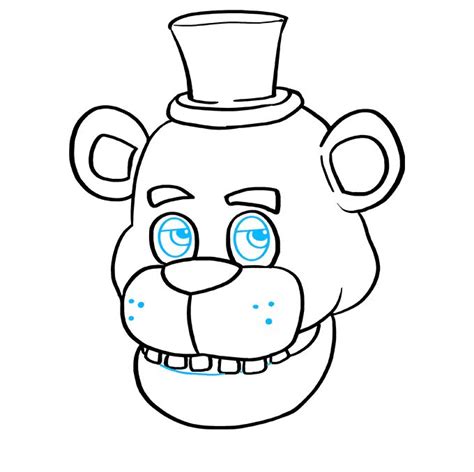 How to Draw Freddy Fazbear from Five Nights at Freddy's | Freddy ...