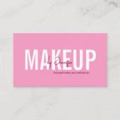 Personalized Makeup Artist QR Code Business Card | Zazzle