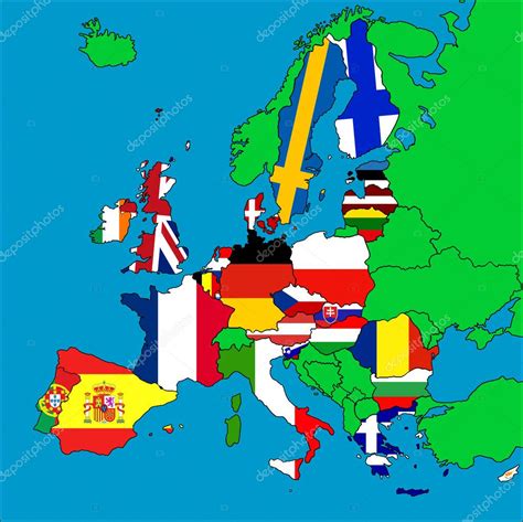 Map of EU member countries — Stock Photo © Tonygers #3055854