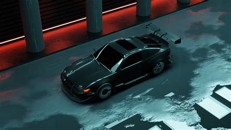 Car Scene | 3D Blender File (Textured) - Blender Market