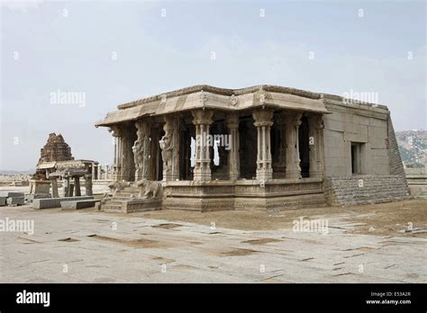 Vittala Temple. Kalyana mandapa or ceremonial wedding hall. Hampi Monuments, Karnataka , India ...