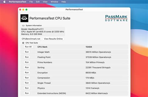 PassMark、MacのCPUスコアを測定できる「PerformanceTest for Mac」をリリース。IntelとApple ...