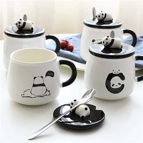 Aliexpress.com : Buy Cute lazy panda cup Panda ceramic mug Nice animal ...