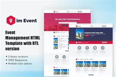 LATEST Event Management HTML Template with RTL version Download - CMS Code Shop