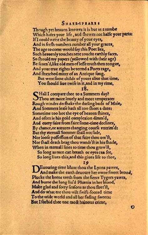 Best Shakespeare Sonnet | List of Famous Shakespearean Sonnets