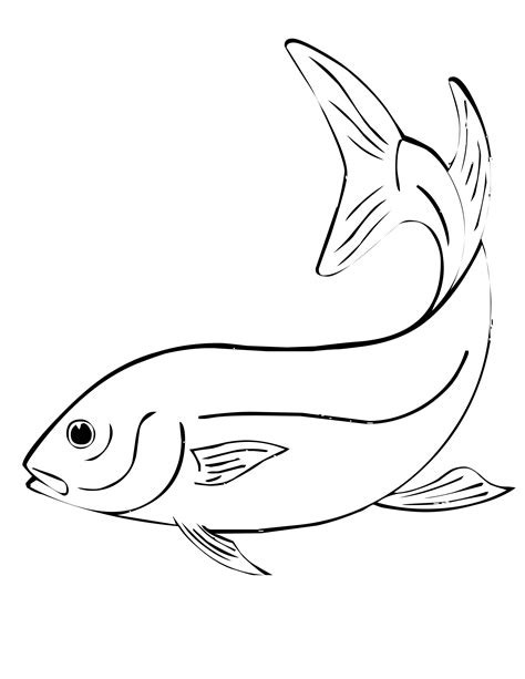 Free Printable Fish Coloring Pages For Kids