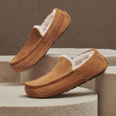 Ugg | Ascot Slipper Mens | Men | Moccasin Slippers | Flannels