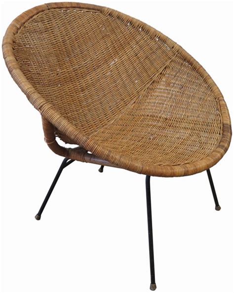 Vintage Wicker Bucket Chair - Lost and Found