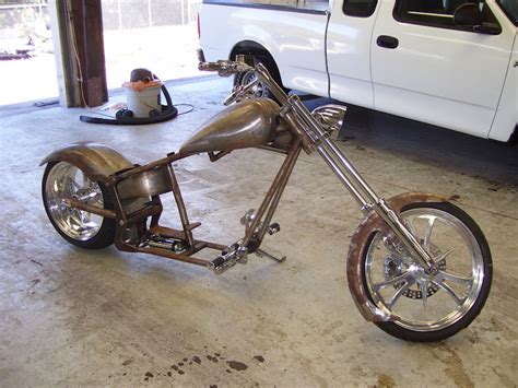Hell Bound Custom Chopper Motorcycle Rolling Chassis