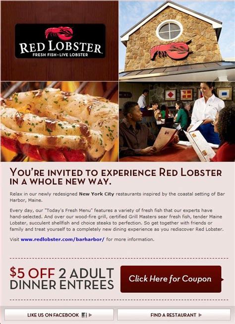 Free Printable Coupons: Red Lobster Coupons | Red lobster coupons, Red lobster, Free printable ...