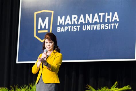 WI Lt. Governor Rebecca Kleefisch Speaks at MBU - Maranatha Baptist University