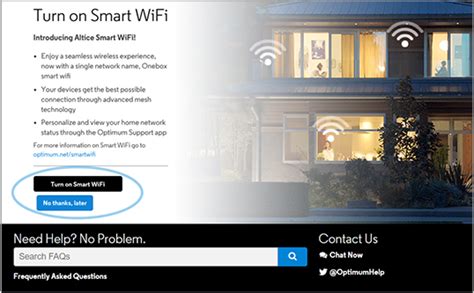 Optimum | Turn On Smart WiFi