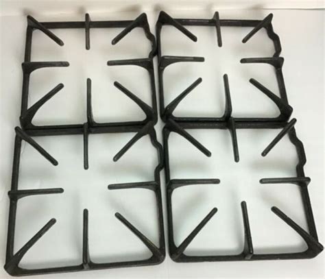 GE STOVE RANGE COOK TOP BURNER GRATE BLACK | eBay