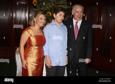 Benjamin Bibi Netanyahu and wife Sara October 2007 Stock Photo - Alamy