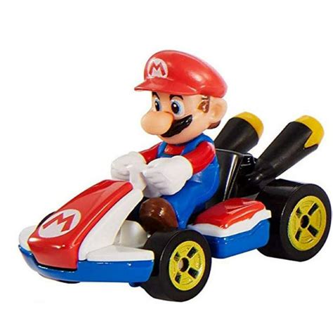 Hot Wheels Mario Kart Mario Diecast Car [No Packaging] - Walmart.com ...