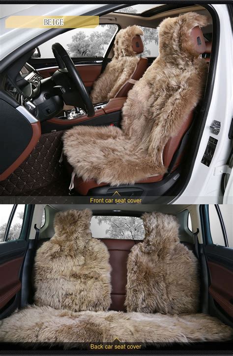 Decorative Black Sheepskin Car Seat Covers Sale | Sheepskin car seat ...