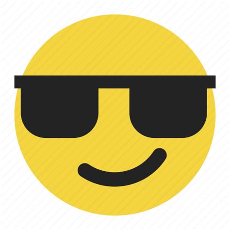 Cool, emoji, emtoticon, expression, funny, glasses, smile icon - Download on Iconfinder