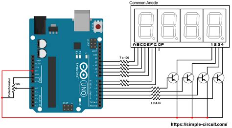 Print Arduino ADC values on 7-segment display - Simple Projects