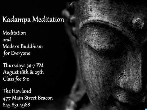 kadampa meditation - HOWLAND CULTURAL CENTER