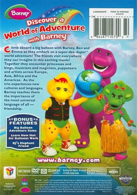 Barney: Big World Adventure - The Movie (DVD 2011) | DVD Empire