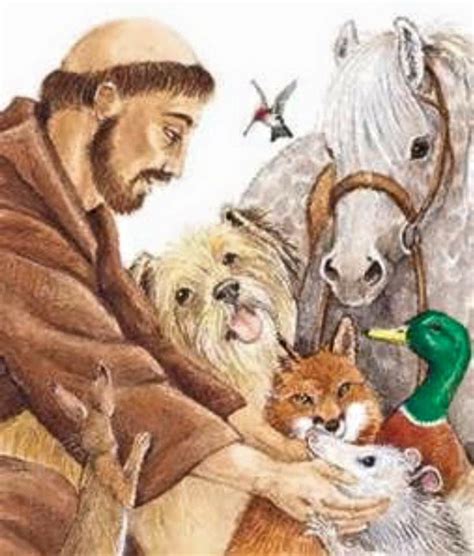 Pin by Martha Kleine on dogs | Patron saint of animals, Animals, St francis