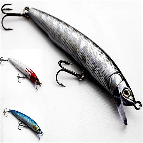 2Pcs Sea Bass Fishing lures Minnow Hard bait Isca artificial Pesca ...