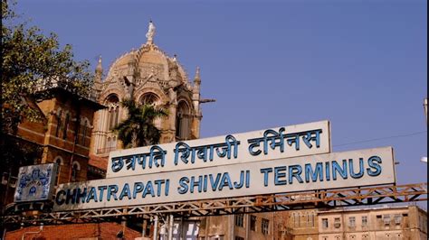 chhatrapati shivaji maharaj terminus,inside and outside view of mumbai ...