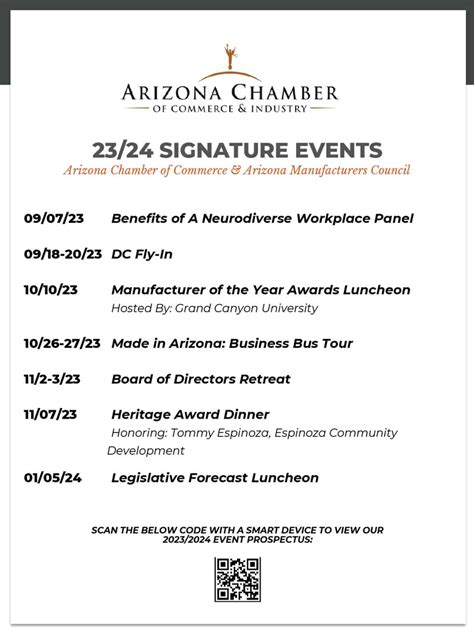 Events & Programs - Arizona Chamber of Commerce & Industry