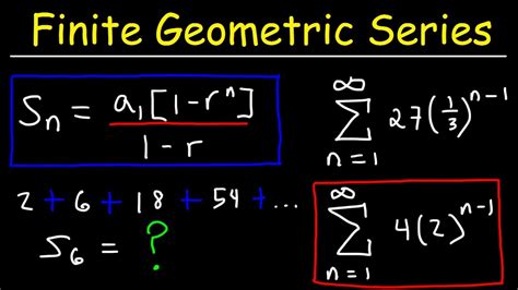 Finding The Sum of a Finite Geometric Series - YouTube