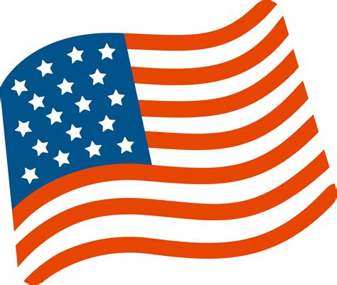 Usa Flag Waving Png - Us Flag Emoji Png Clipart - Full Size Clipart ...