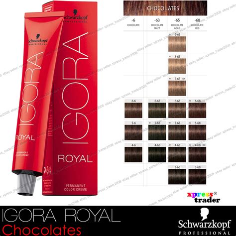 Schwarzkopf Igora Royal 60ml 4 63 Medium Brown Chocolate Matt | Dark Brown Hairs