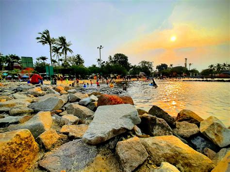 Sunset Cantik di Pantai Cantik, Hanya Pantai Marina Ancol Pilihannya - Hibur.id