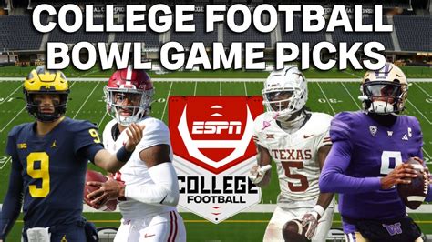 College Football Bowl Game Picks & Predictions - YouTube